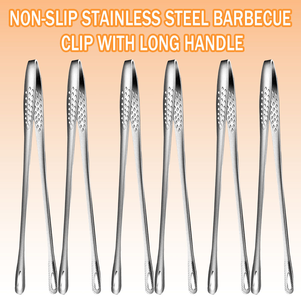 Kitchen Gadgets For Cooking - Anti-Slip Durable Grill Tongs SUS304 Stainless