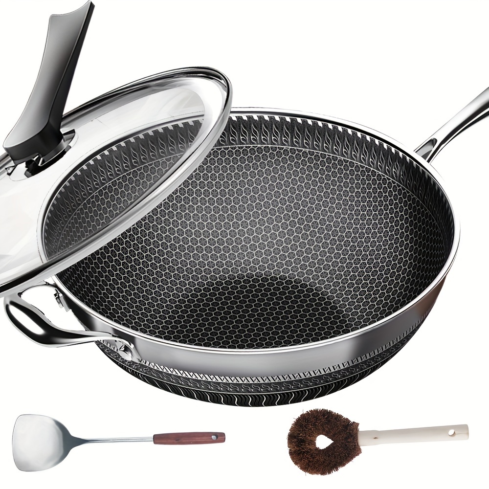 Kitchen Gadgets You Must Have - 13.3 Inch Stainless Steel Wok with
