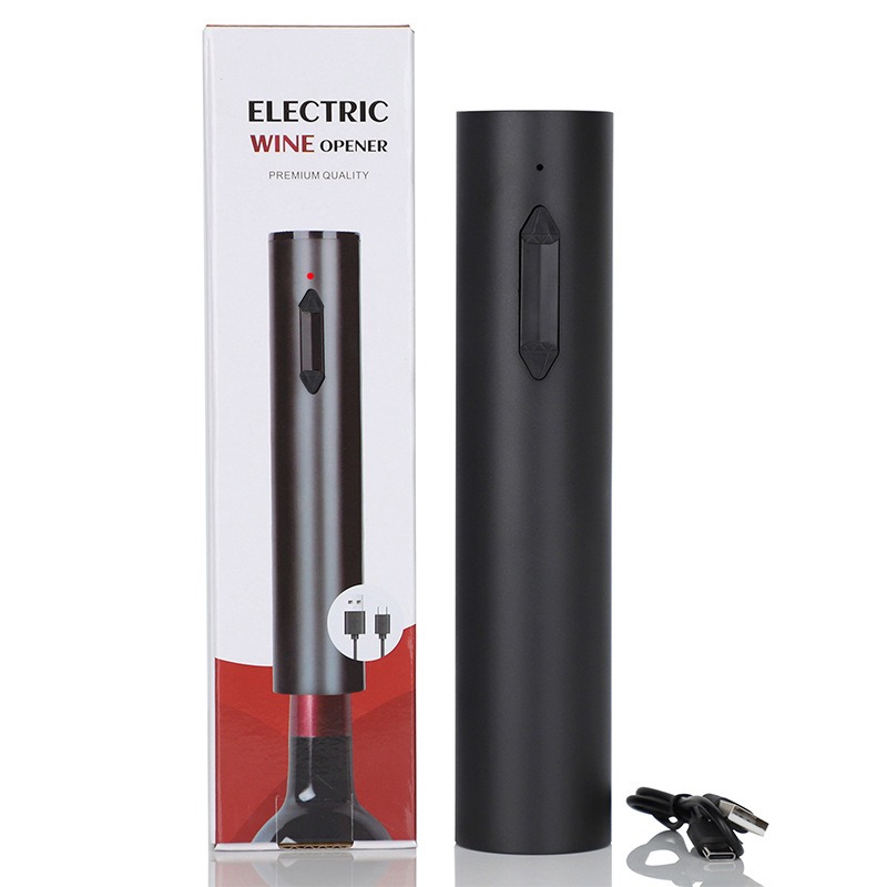 Kitchen Gadgets And Accessories - USB Rechargeable Electric Wine Opener Automatic