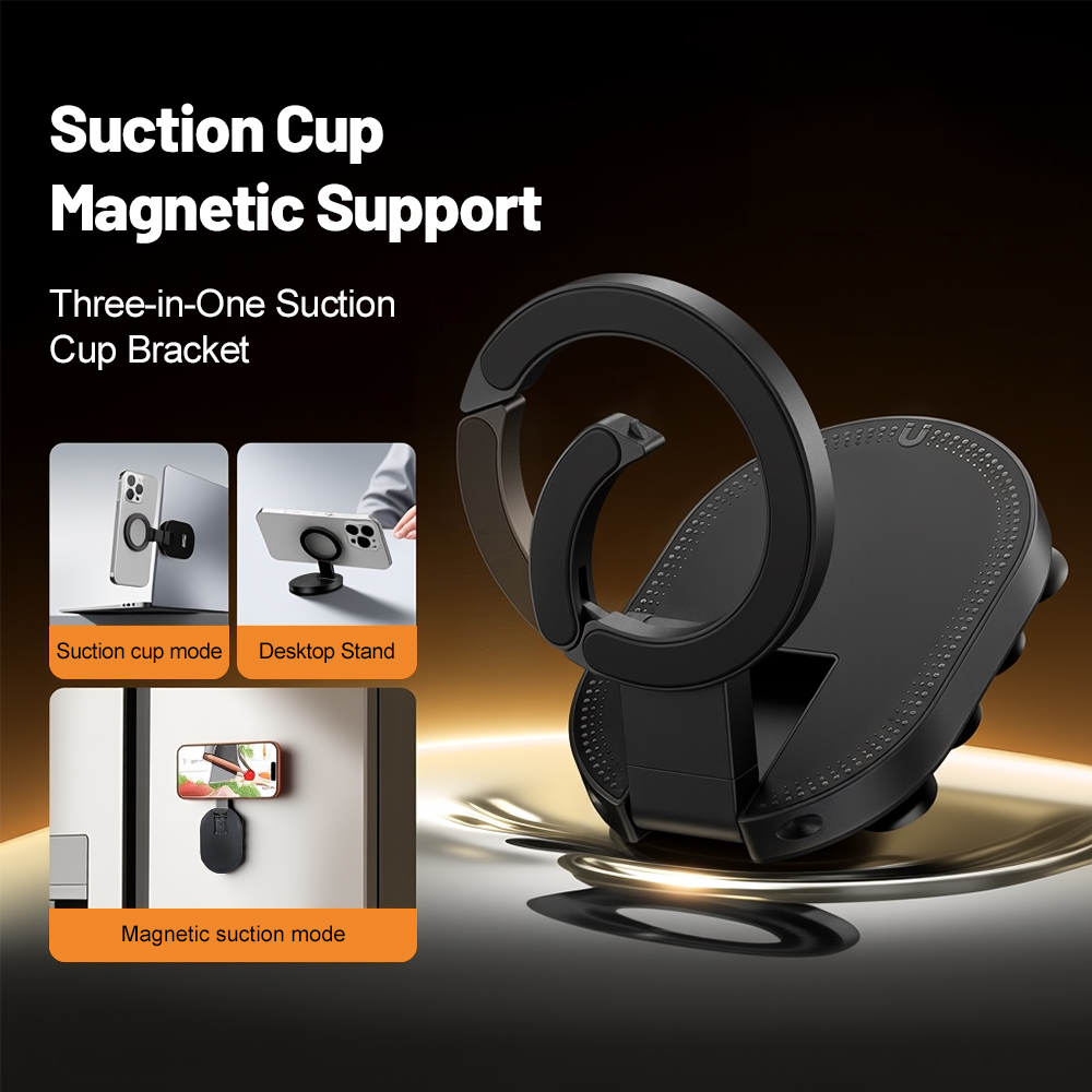 Kitchen Gadgets Recipes - 3-In-1 Suction Magnetic Phone Stand Car