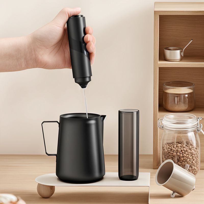 Kitchen Gadgets Mixer - Portable Handheld AA Battery Powered Coffee