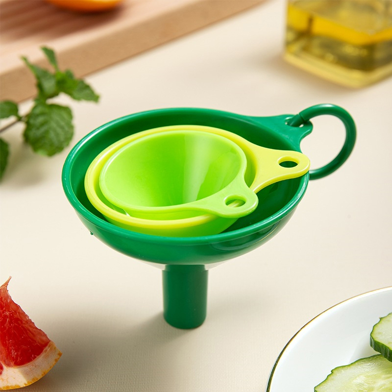 3Pcs Set Kitchen Funnel Dispen - Kitchen Gadgets For Cooking 评论和价格