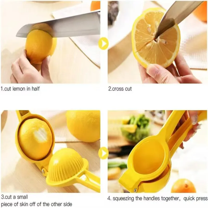 Stainless Steel Lemon Lime Squ - Citrus Lemon Squeezer 评论和价格