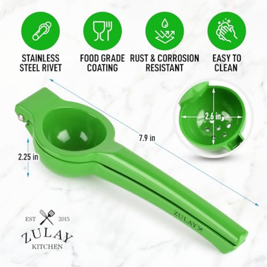Zulay Metal Lime Squeezer Heav - Citrus Lemon Squeezer 评论和价格