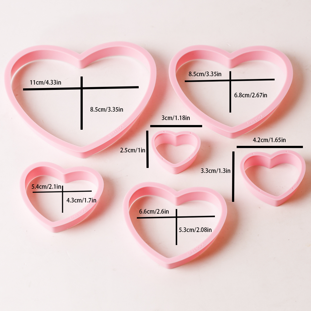 1set/3sets Pink Heart Star Flo - Kitchen Gadgets Set 评论和价格