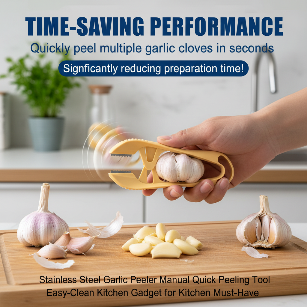 Stainless Steel Garlic Peeler  - Kitchen Gadgets You Must Have 评论和价格