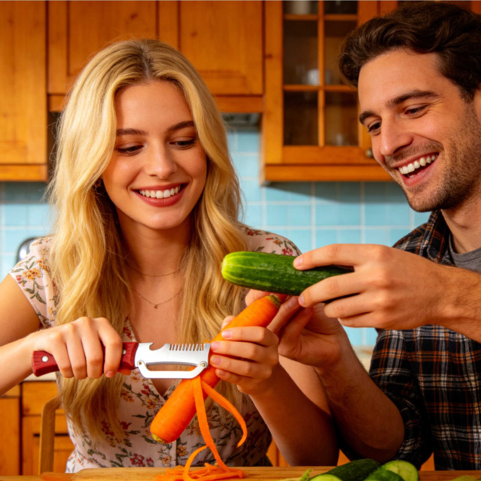 2pcs Stainless Steel Green Oni - Kitchen Gadgets Vegetable Chopper 评论和价格