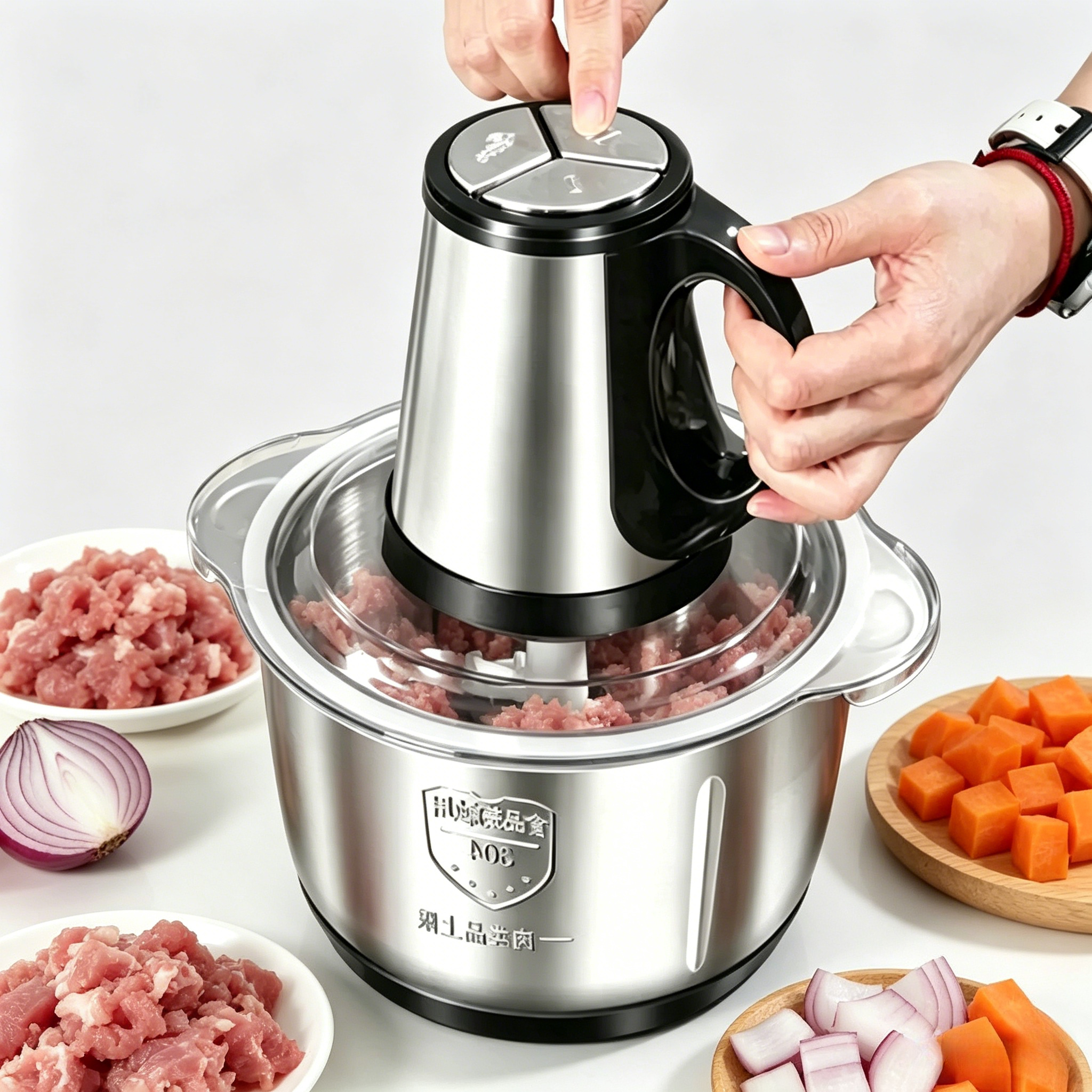 Hot Sale 5L Stainless Steel El - Kitchen Gadgets Vegetable Chopper 评论和价格