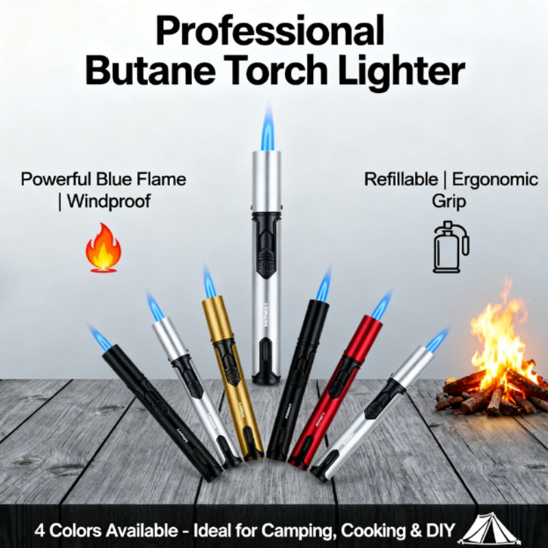 Metal Pen-Style Torch Lighter  - Kitchen Gadgets For Men 评论和价格