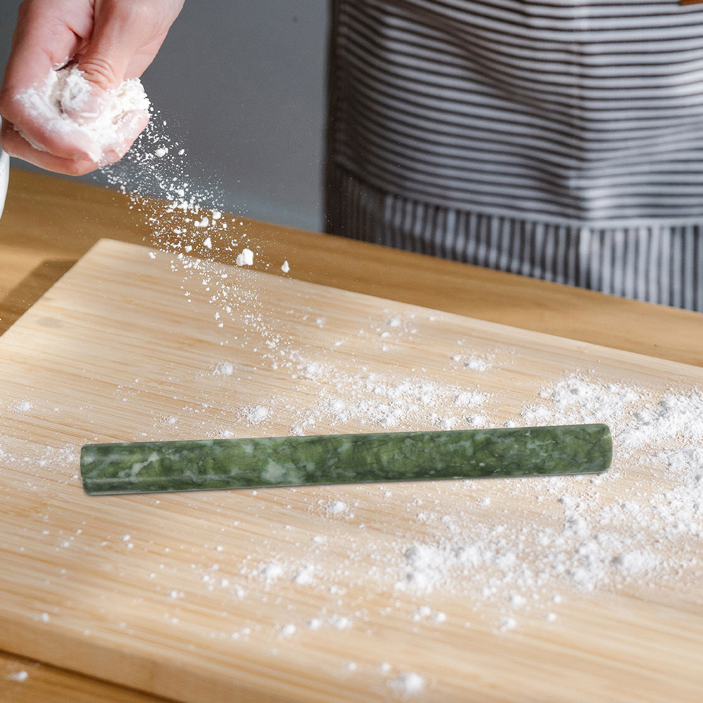 2Pcs Natural Stone Rolling Pin - Pizza Stone Baking 评论和价格