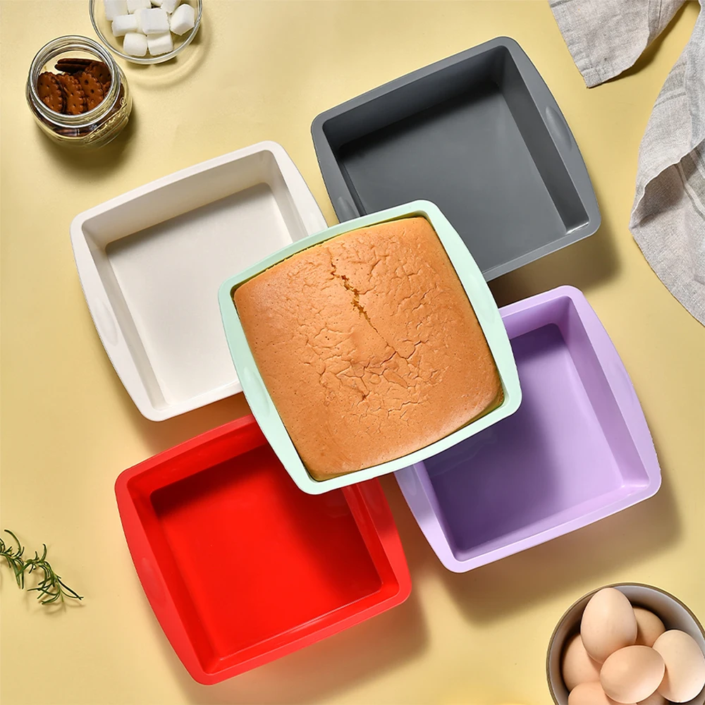 1/4Pcs Silicone Square Cake Mo - Kitchen Gadgets Deals 评论和价格