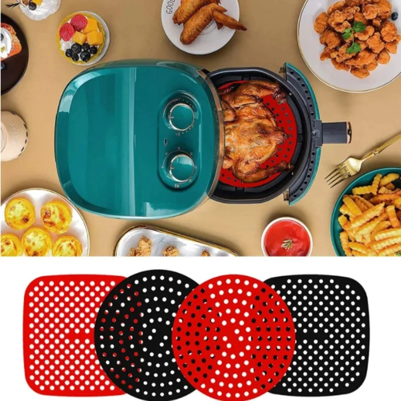Air Fryer Liner Food Grade Reu - Silicone Steamer Basket 评论和价格