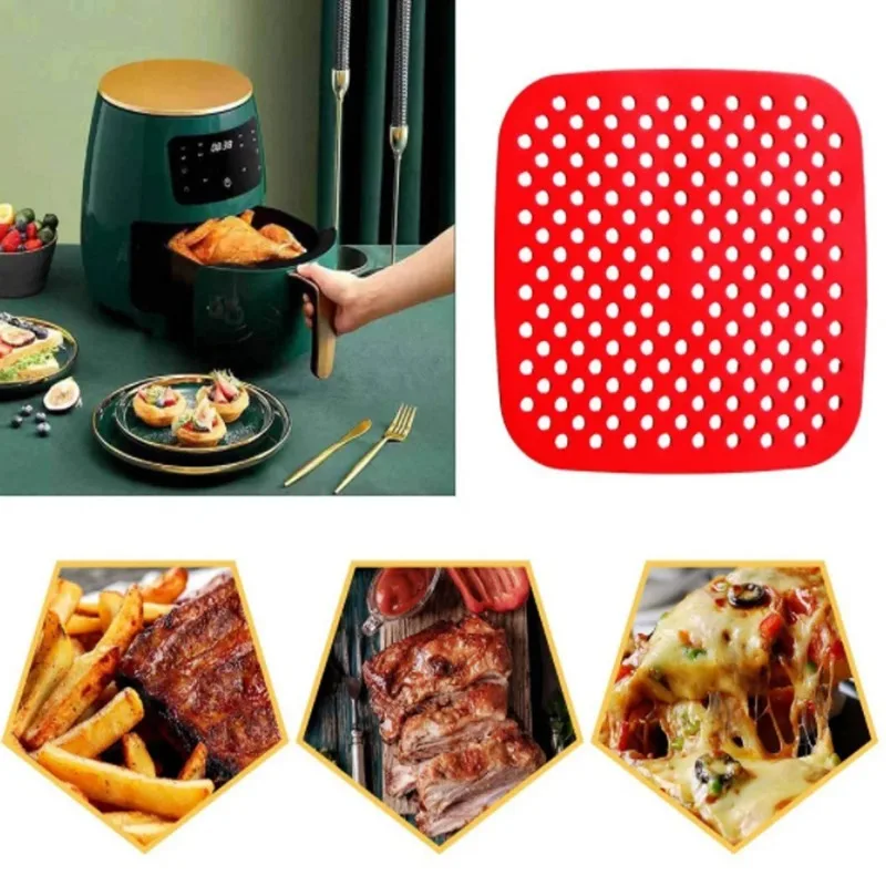 Air Fryer Liner Food Grade Reu - Silicone Steamer Basket 评论和价格