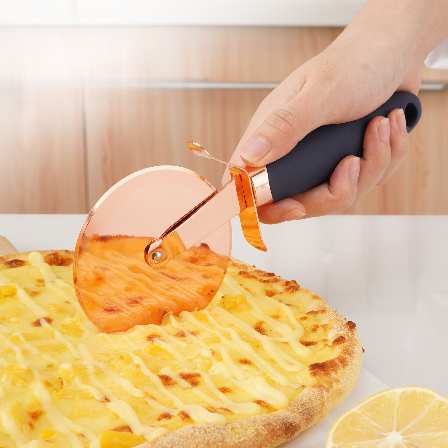 PizzaCutter Stainless Steel Pi - Pizza Stone Baking 评论和价格