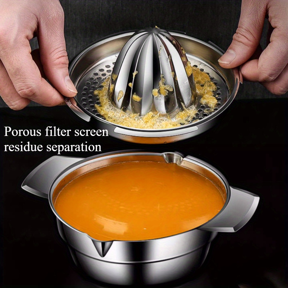 Manual Stainless Steel Lemon O - Citrus Lemon Squeezer 评论和价格
