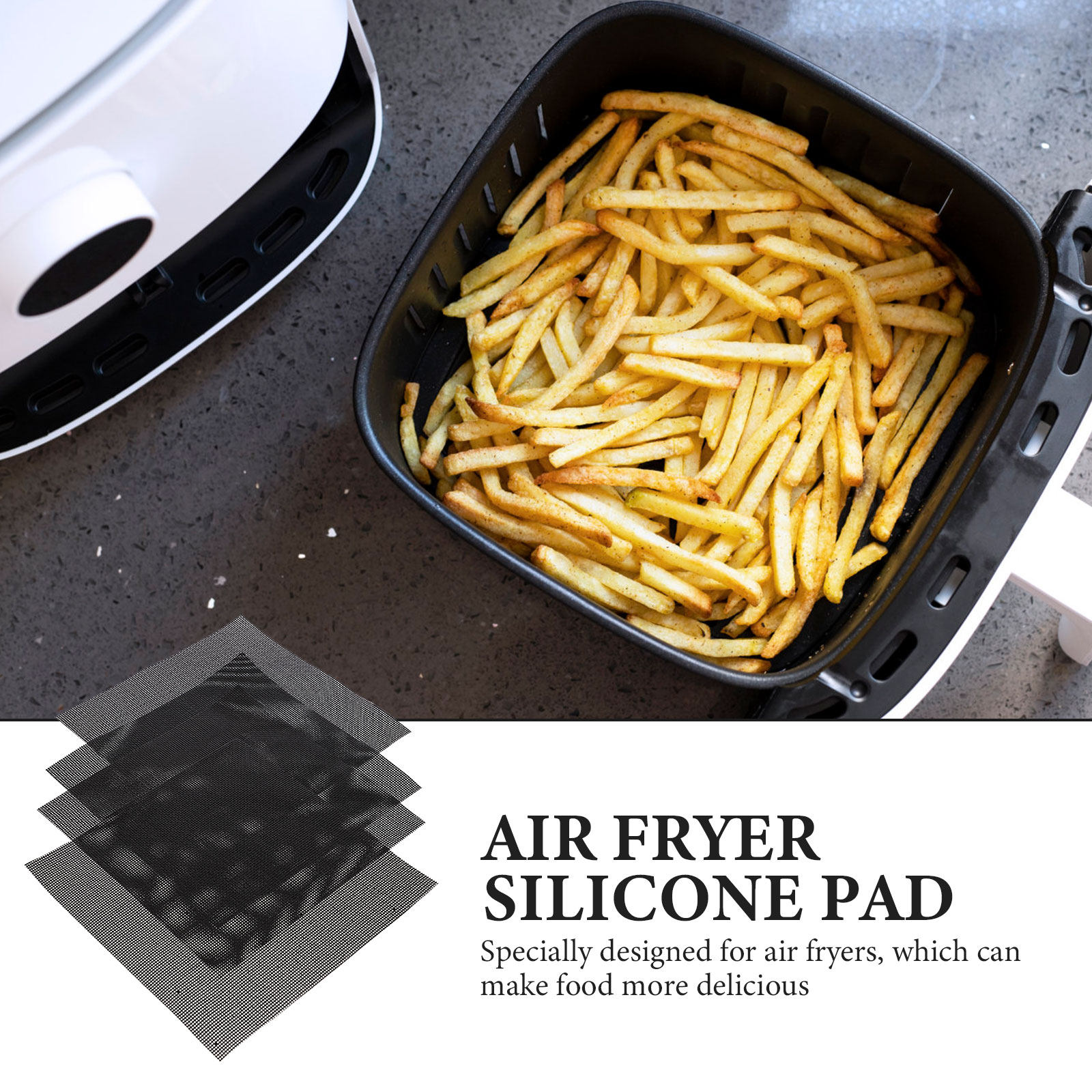 4Pcs Air Fryer Pads Non Stick  - Kitchen Gadgets And Accessories 评论和价格