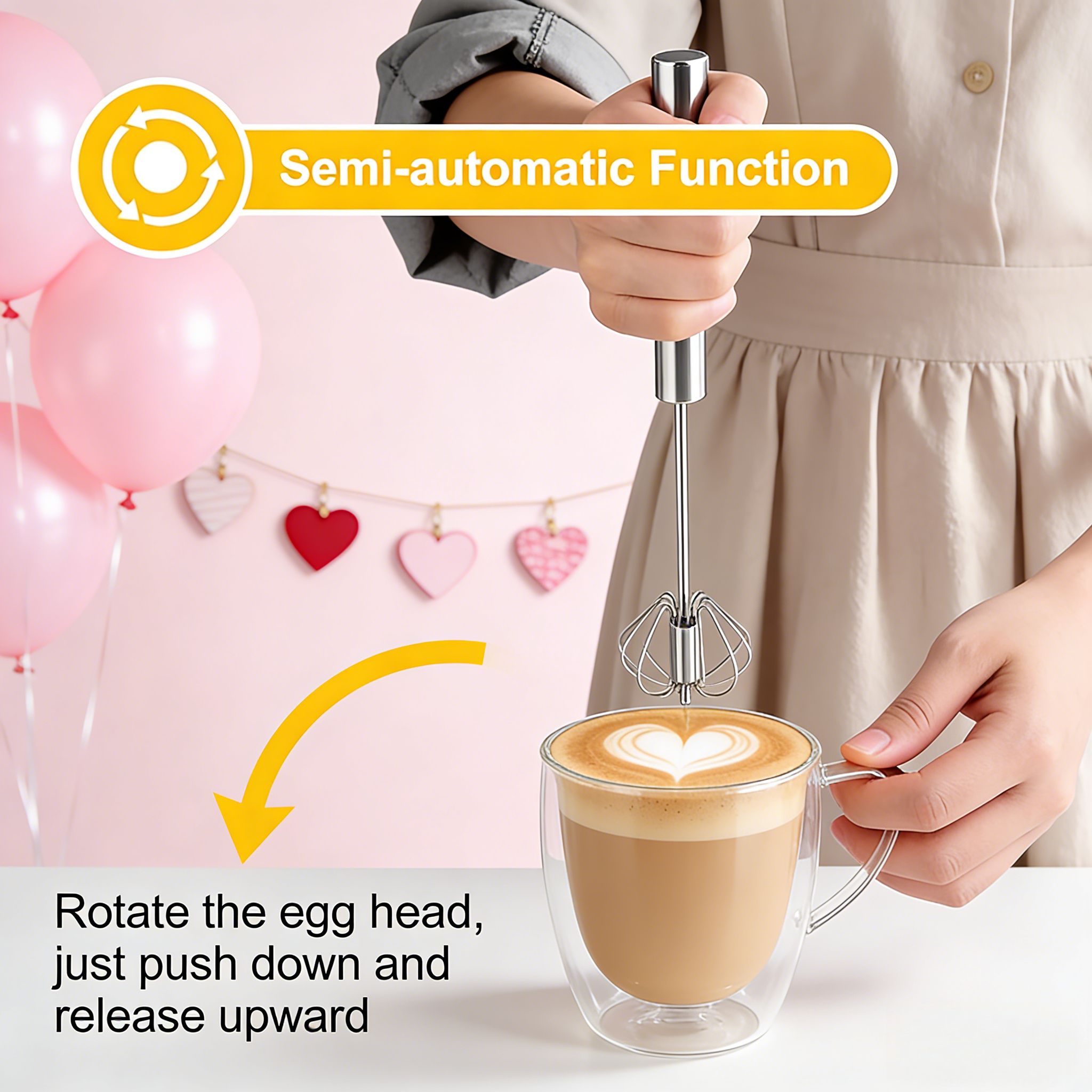One Press Mini Automatic Hand  - Kitchen Gadgets Mixer 评论和价格