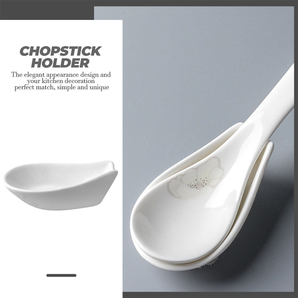 4Pcs Ceramic Spoon Rest for Ho - Kitchen Gadgets You Must Have 评论和价格