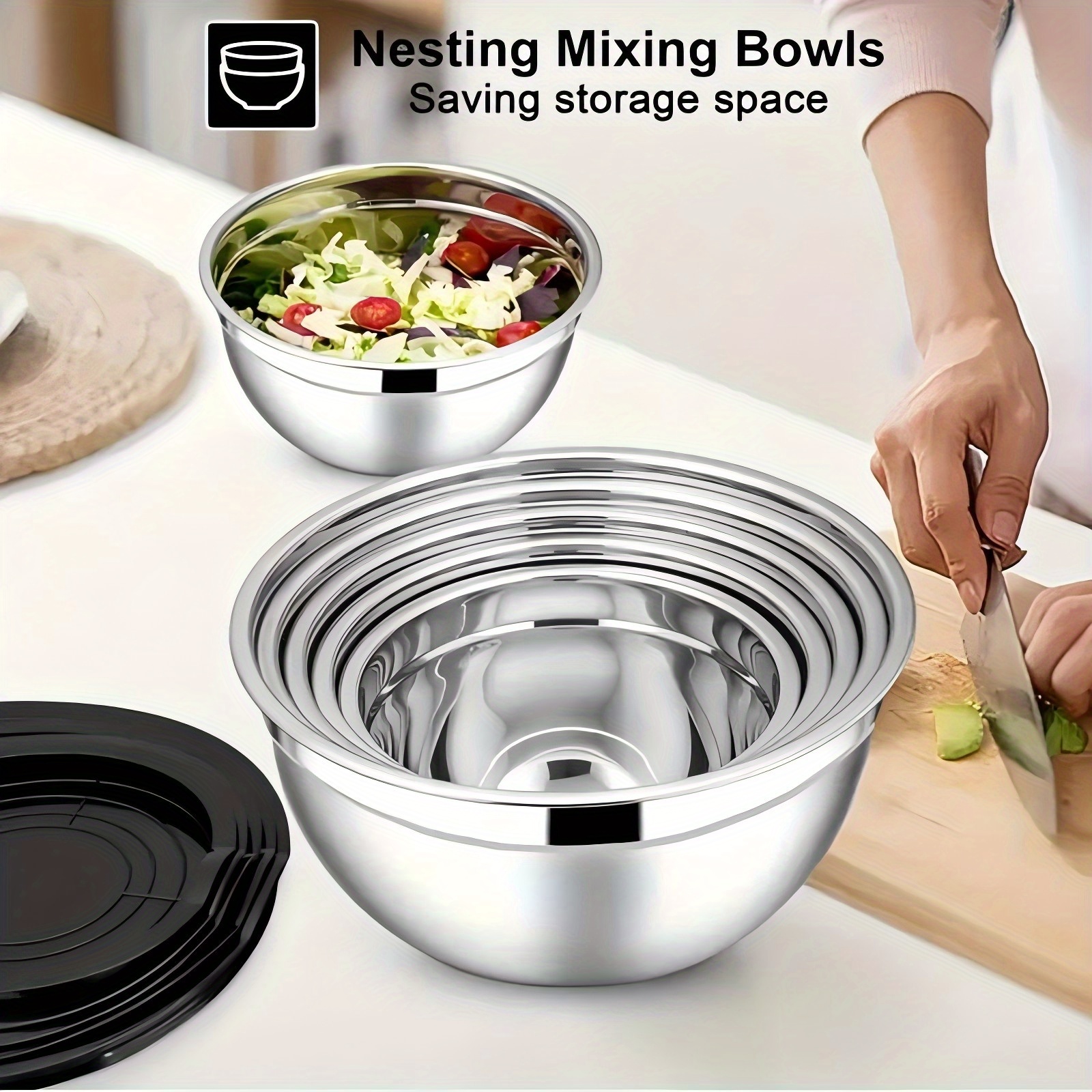 17pcs, Stainless Steel Mixing  - Kitchen Gadgets Set 评论和价格