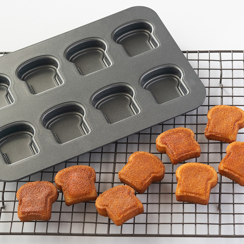 8 Cavity Toast Bread Pattern C - Kitchen Gadgets And Accessories 评论和价格