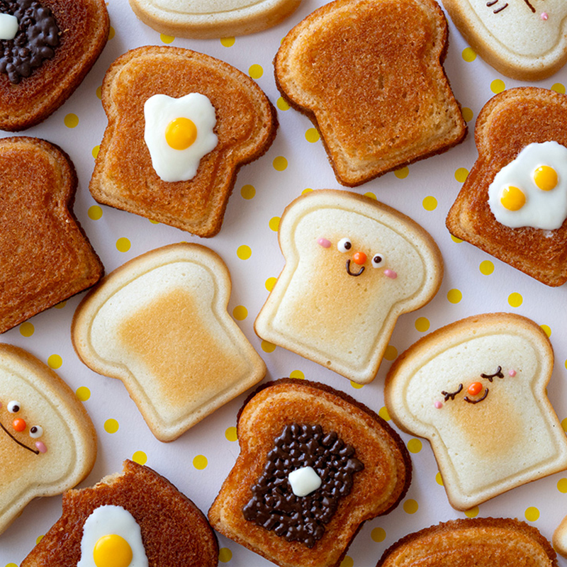 8 Cavity Toast Bread Pattern C - Kitchen Gadgets And Accessories 评论和价格