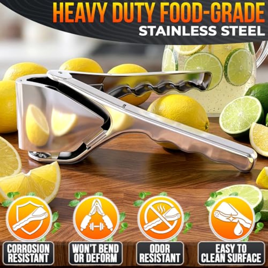 Lemon Squeezer Stainless Steel - Citrus Lemon Squeezer 评论和价格