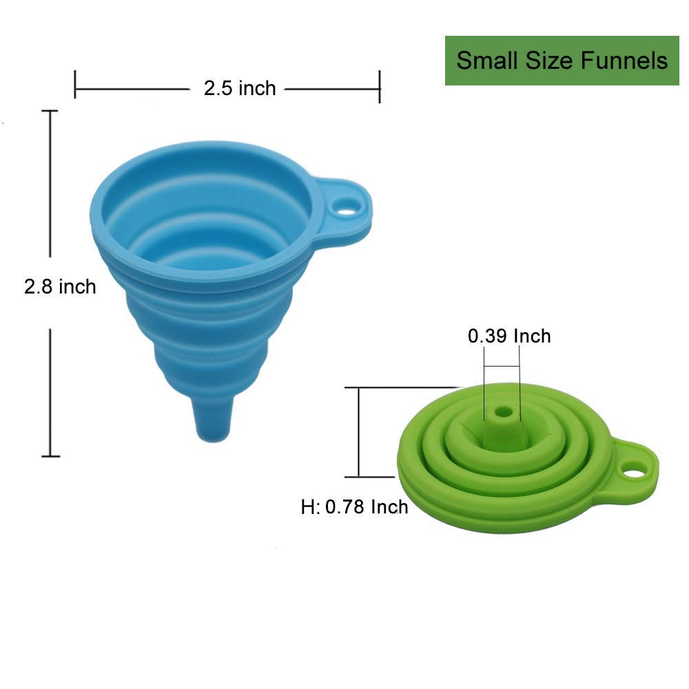 Collapsible Silicone Funnel Se - Kitchen Gadgets For Cooking 评论和价格