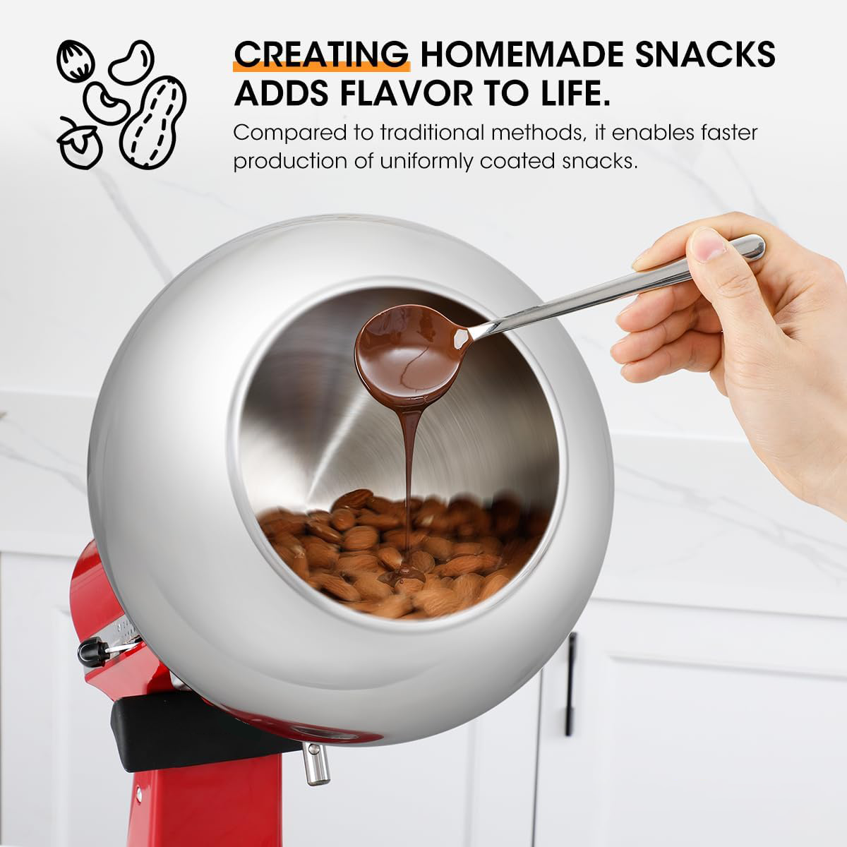 Chocolate Coating Machine Atta - Kitchen Gadgets Mixer 评论和价格