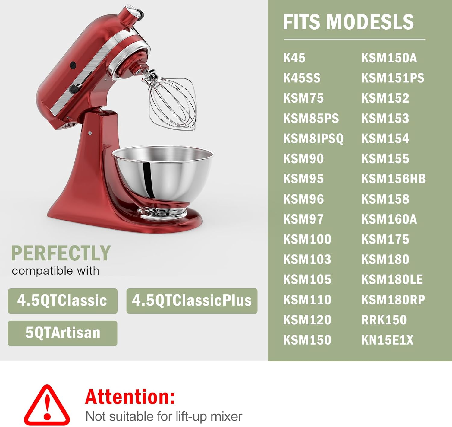3-Quart Stainless Steel Bowl f - Kitchen Gadgets Mixer 评论和价格
