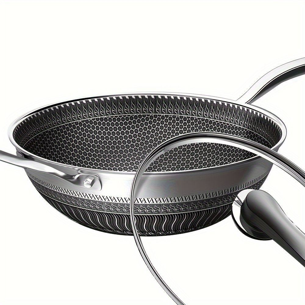 13.3 Inch Stainless Steel Wok  - Kitchen Gadgets You Must Have 评论和价格