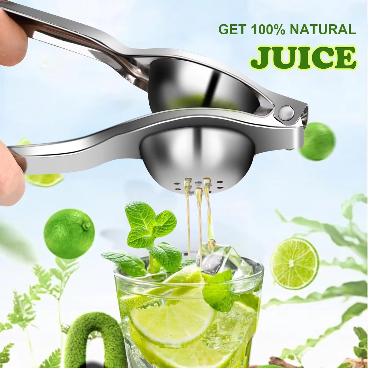 Stainless Steel Lemon Squeezer - Citrus Lemon Squeezer 评论和价格