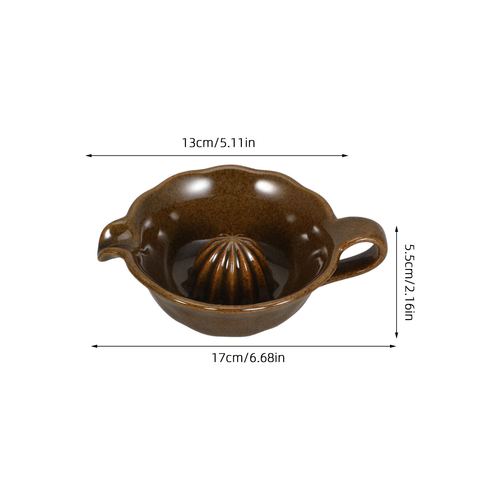 Ceramic Hand Juicer 200Ml Manu - Citrus Lemon Squeezer 评论和价格