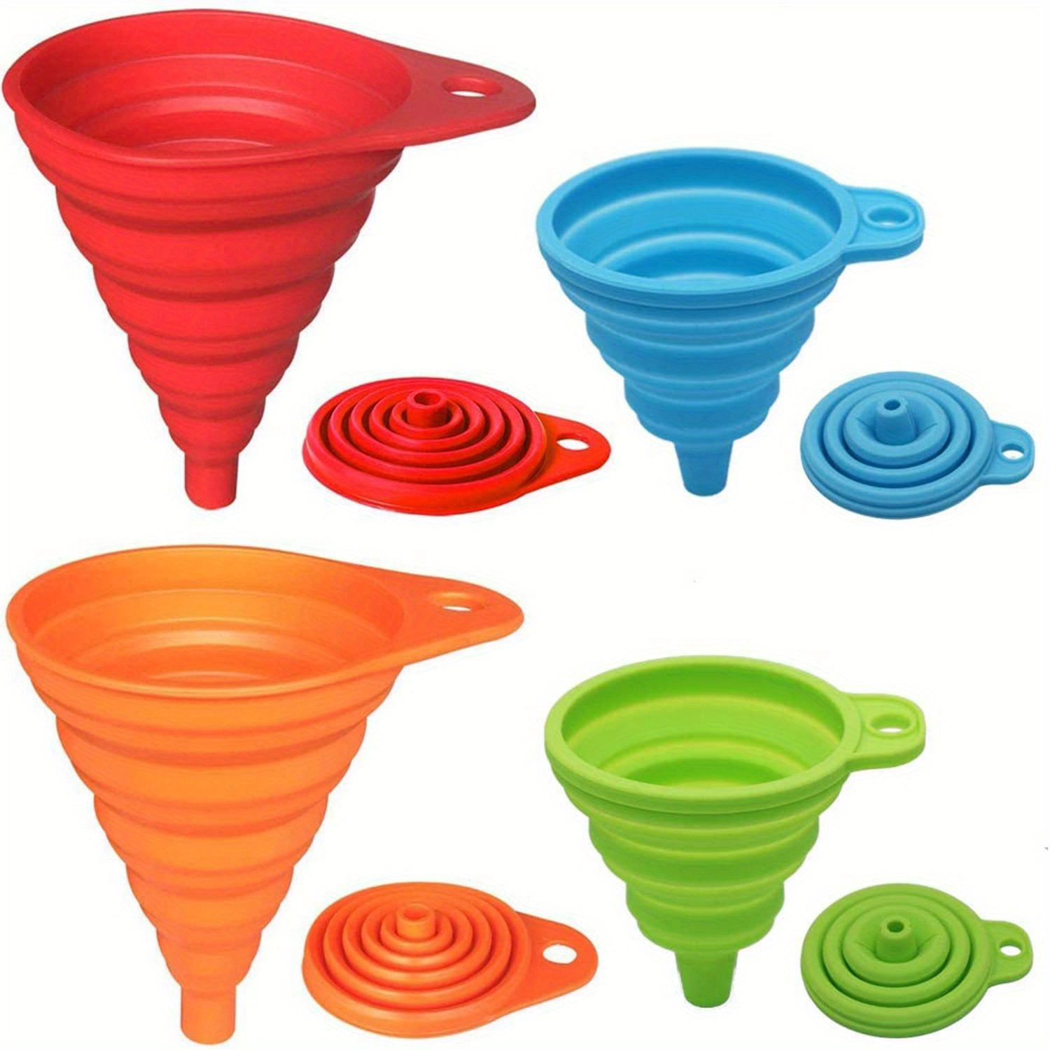 1/2/4PCS Silicone Collapsible  - Kitchen Gadgets Deals 评论和价格