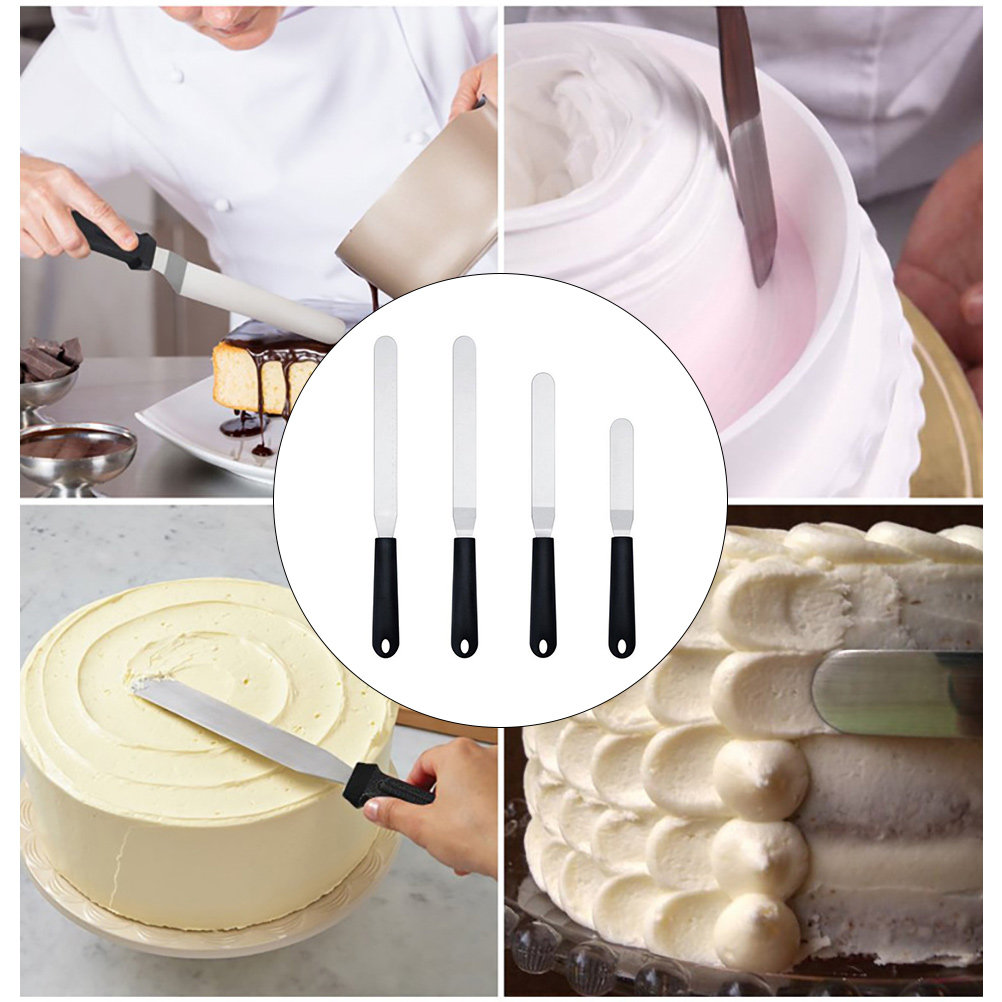 4Pcs Icing Spatula Set Plastic - Kitchen Gadgets Set 评论和价格