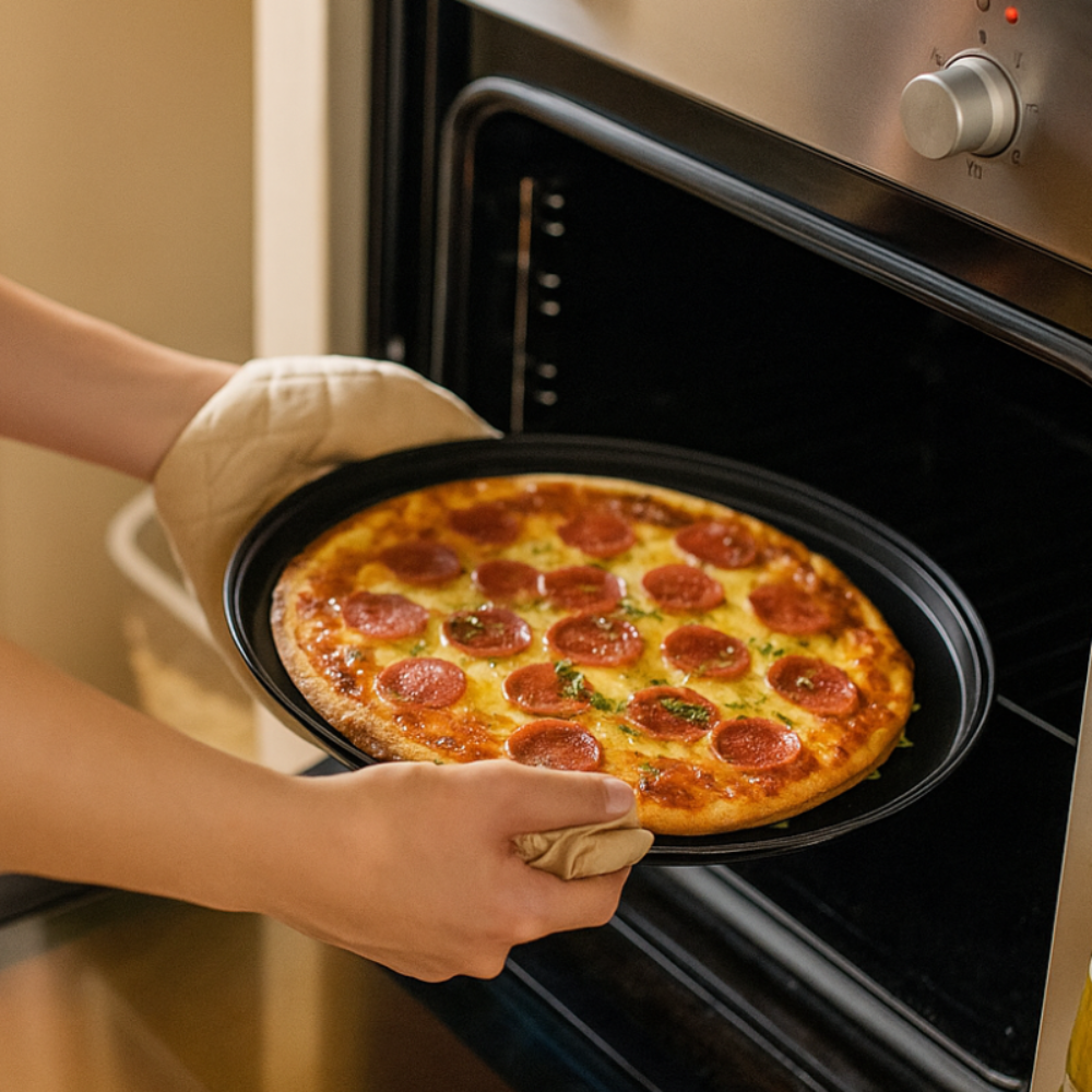 Carbon Steel Perforated Pizza  - Pizza Stone Baking 评论和价格