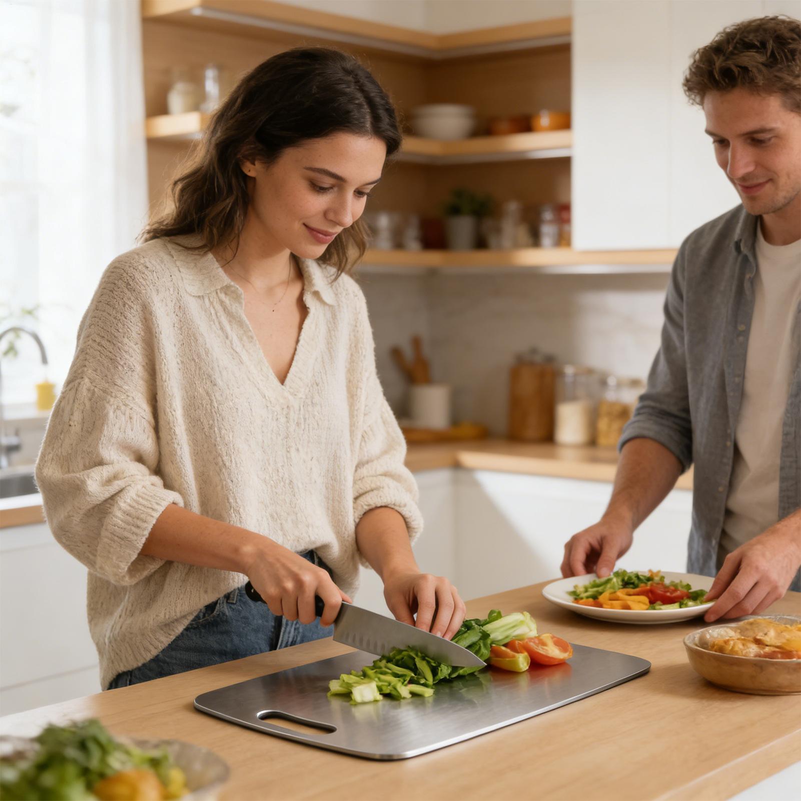 Stainless Steel Cutting Board  - Kitchen Gadgets In 评论和价格