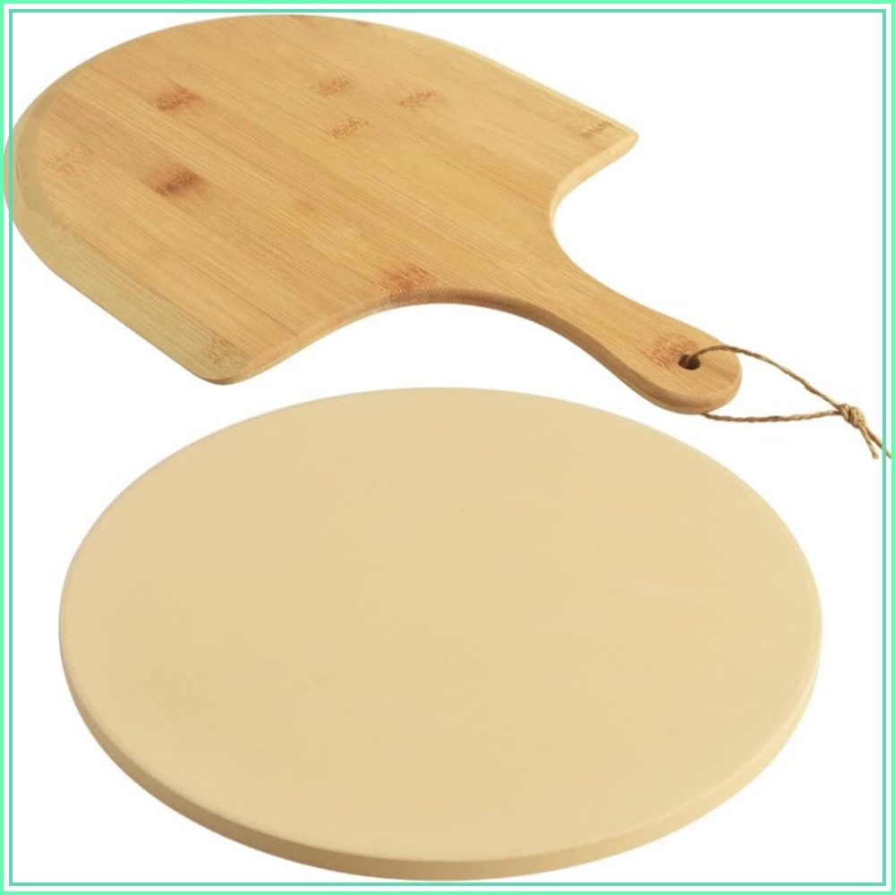 HomEdge Pizza Stone Set, Heavy - Pizza Stone Baking 评论和价格
