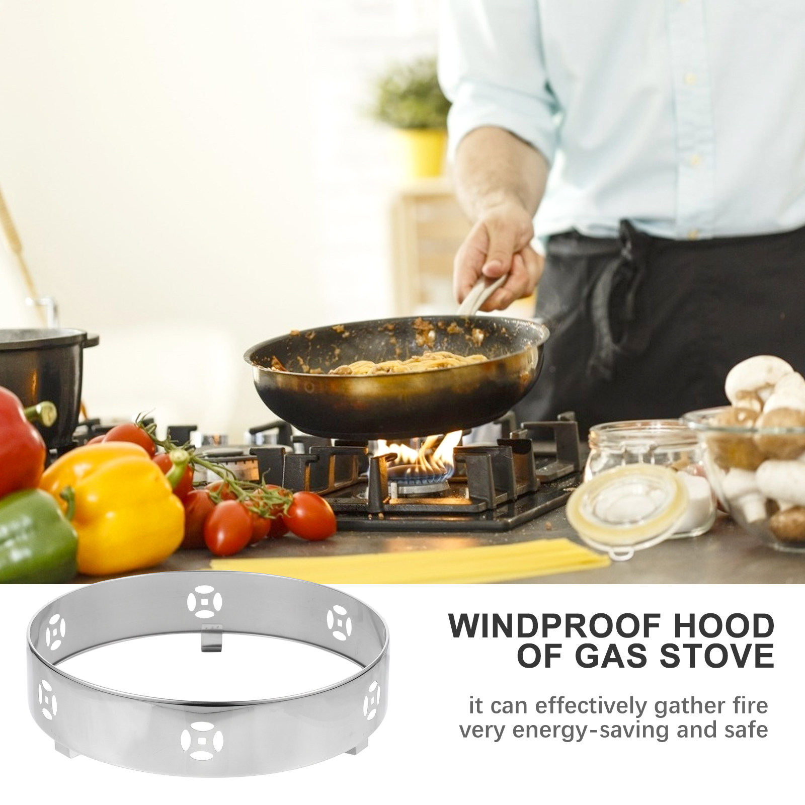 1Pcs Stove Windshield Gather F - Kitchen Gadgets In 评论和价格