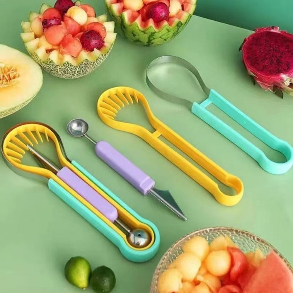 3 in 1 Melon Scoops Double-Hea - Kitchen Gadgets Set 评论和价格
