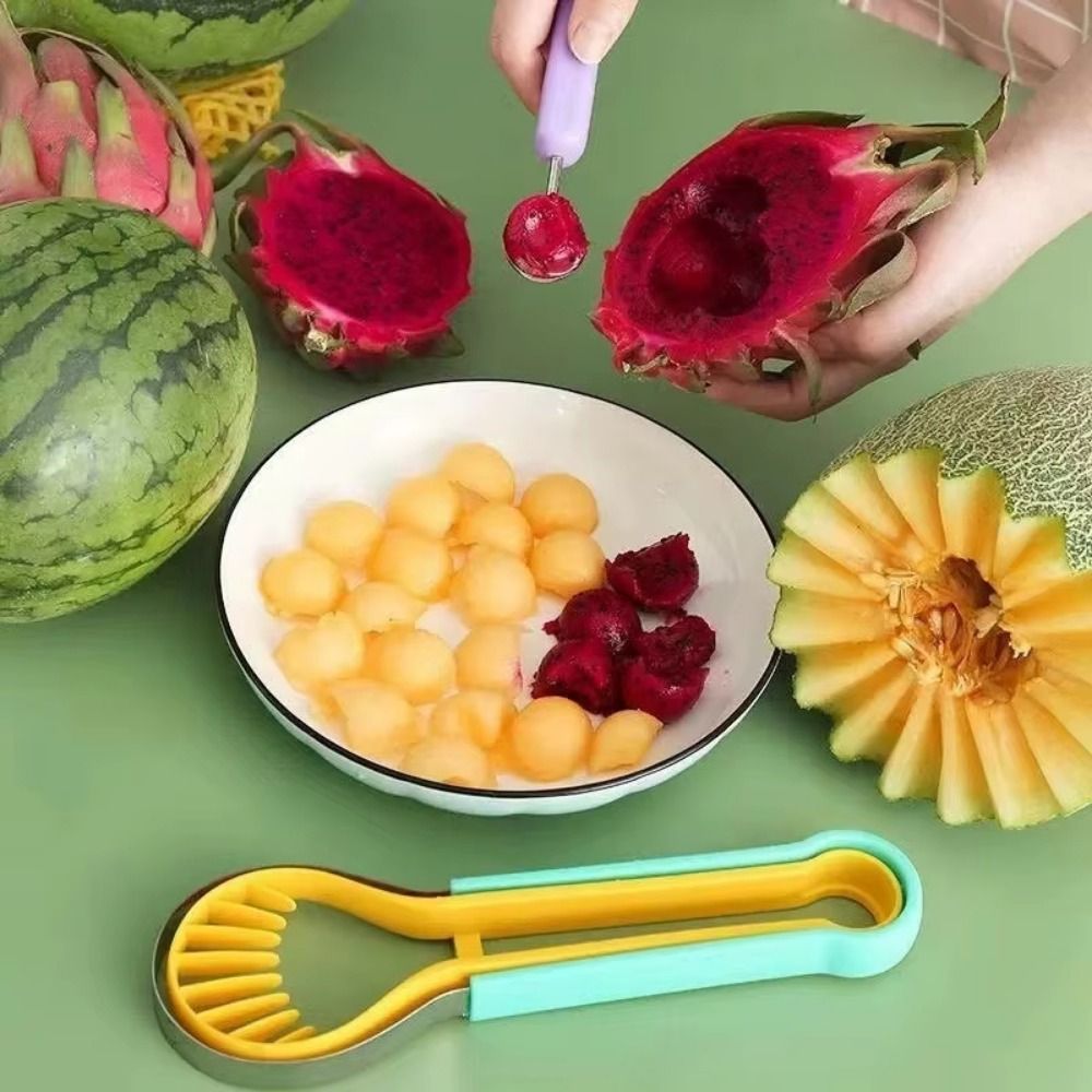 3 in 1 Melon Scoops Double-Hea - Kitchen Gadgets Set 评论和价格