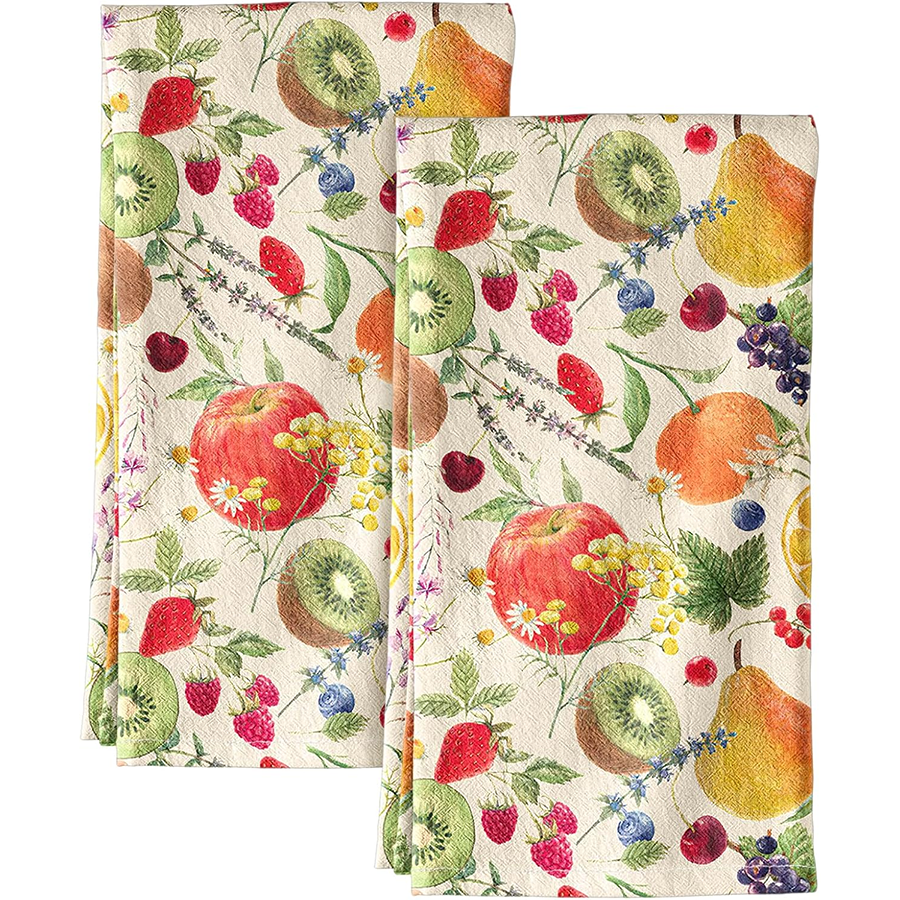 2Pcs, Fruit Party Kitchen Towe - Kitchen Gadgets You Must Have 评论和价格