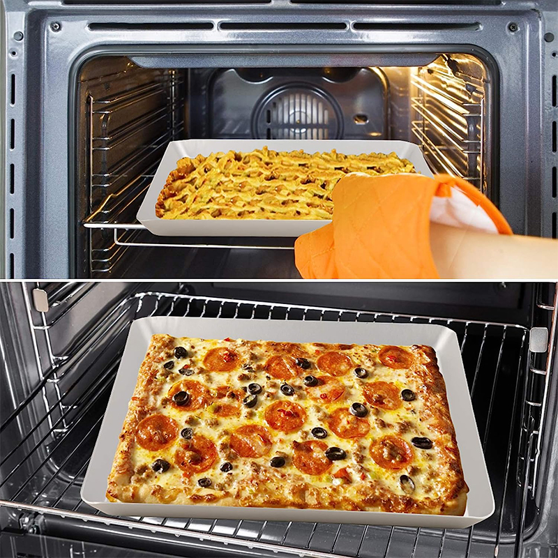 8/10/12inch Nonstick Square Pi - Pizza Stone Baking 评论和价格