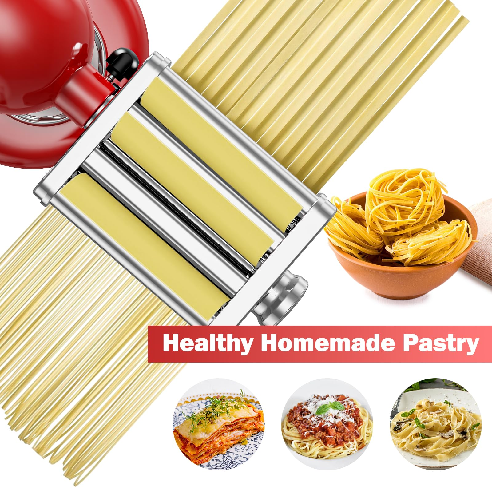 Gvode 3 in 1 Pasta Attachment  - Kitchen Gadgets Mixer 评论和价格