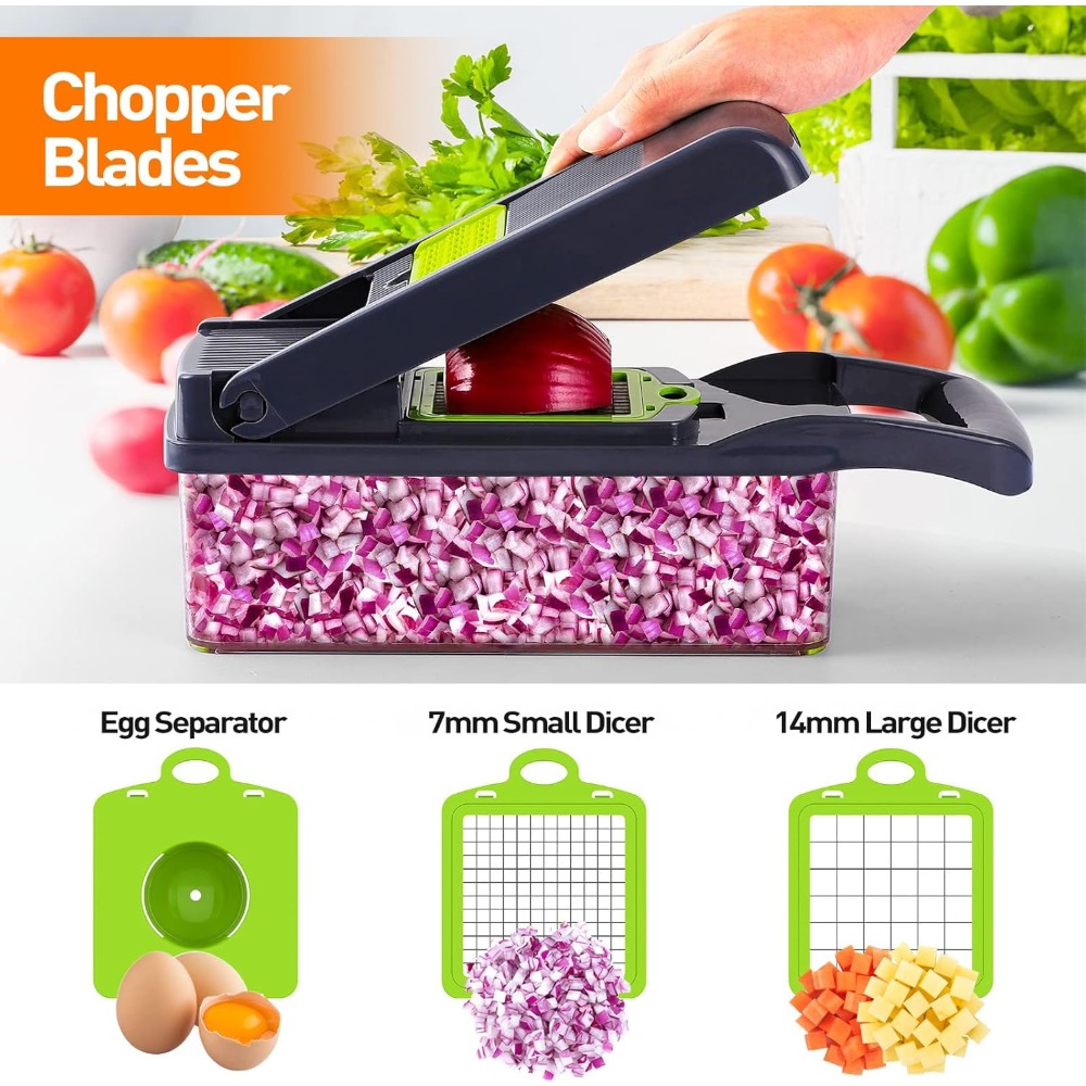 15 in1 Vegetable Chopper, Food - Kitchen Gadgets Vegetable Chopper 评论和价格