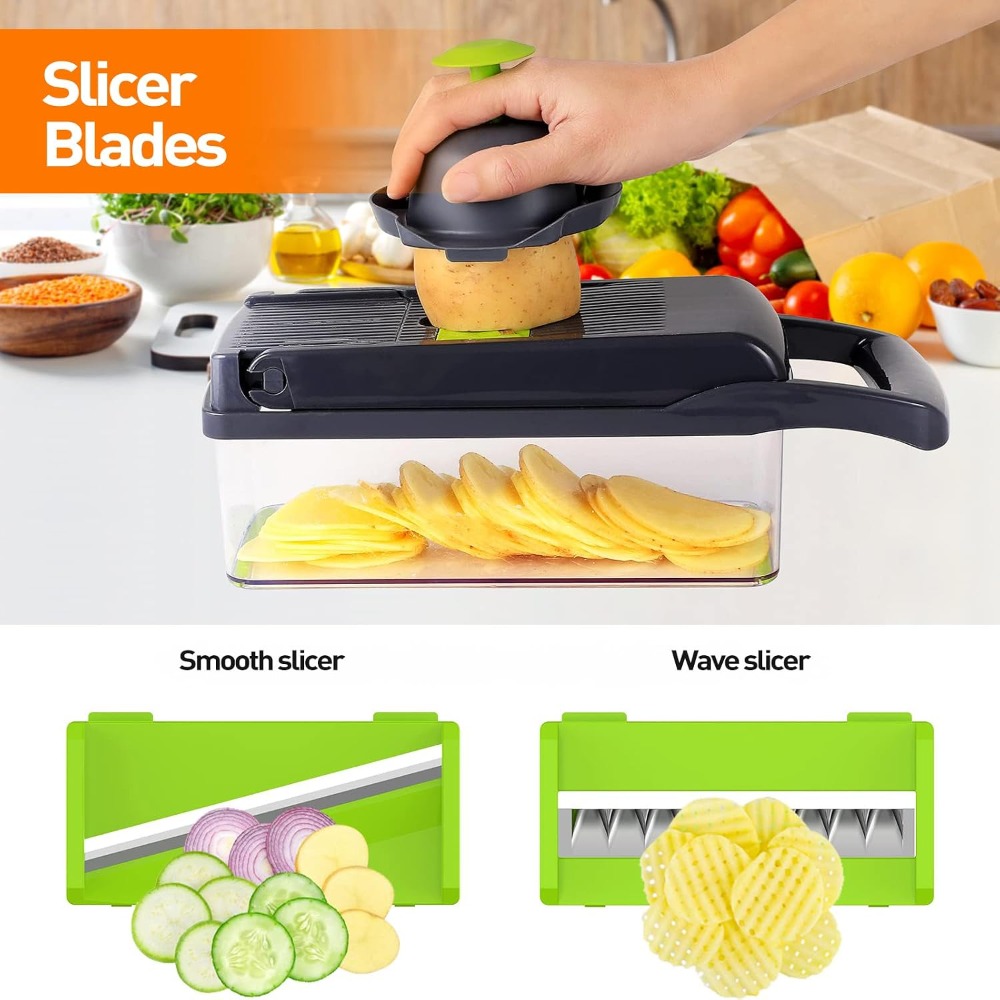 15 in1 Vegetable Chopper, Food - Kitchen Gadgets Vegetable Chopper 评论和价格