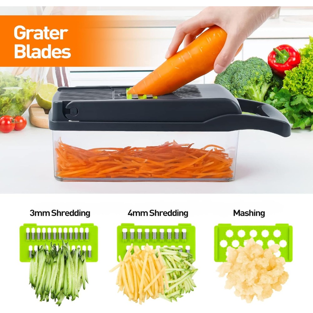 15 in1 Vegetable Chopper, Food - Kitchen Gadgets Vegetable Chopper 评论和价格