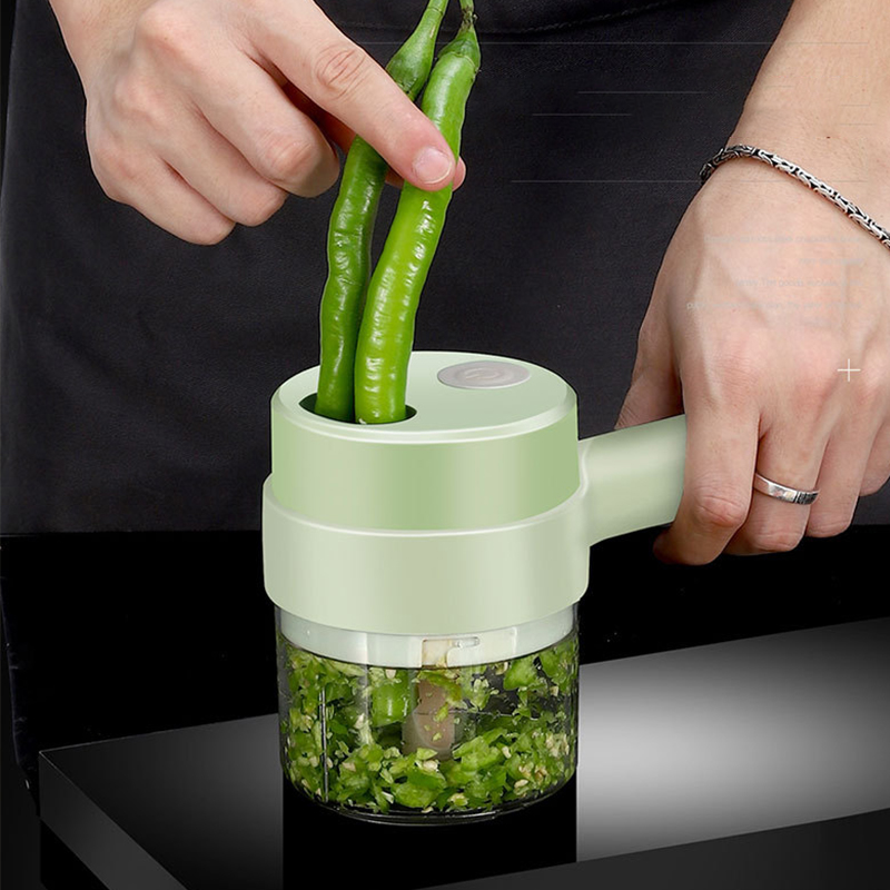 4In1 Electric Vegetable Cutter - Kitchen Gadgets Machine 评论和价格