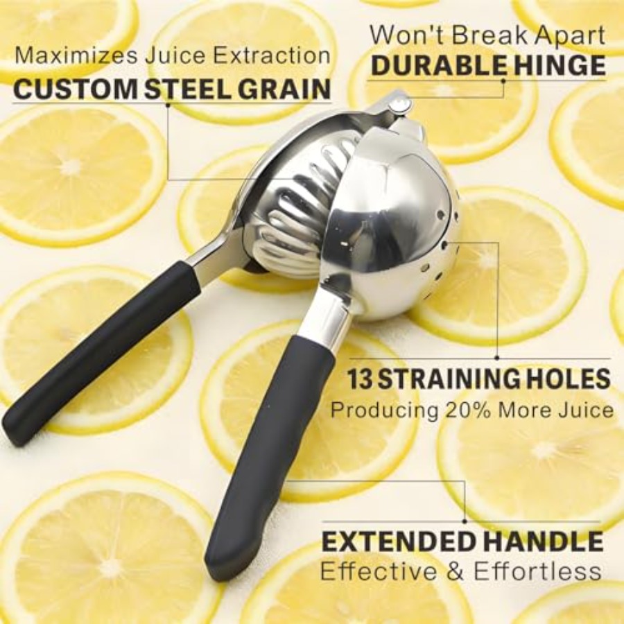 Stainless Steel Lemon Squeezer - Citrus Lemon Squeezer 评论和价格