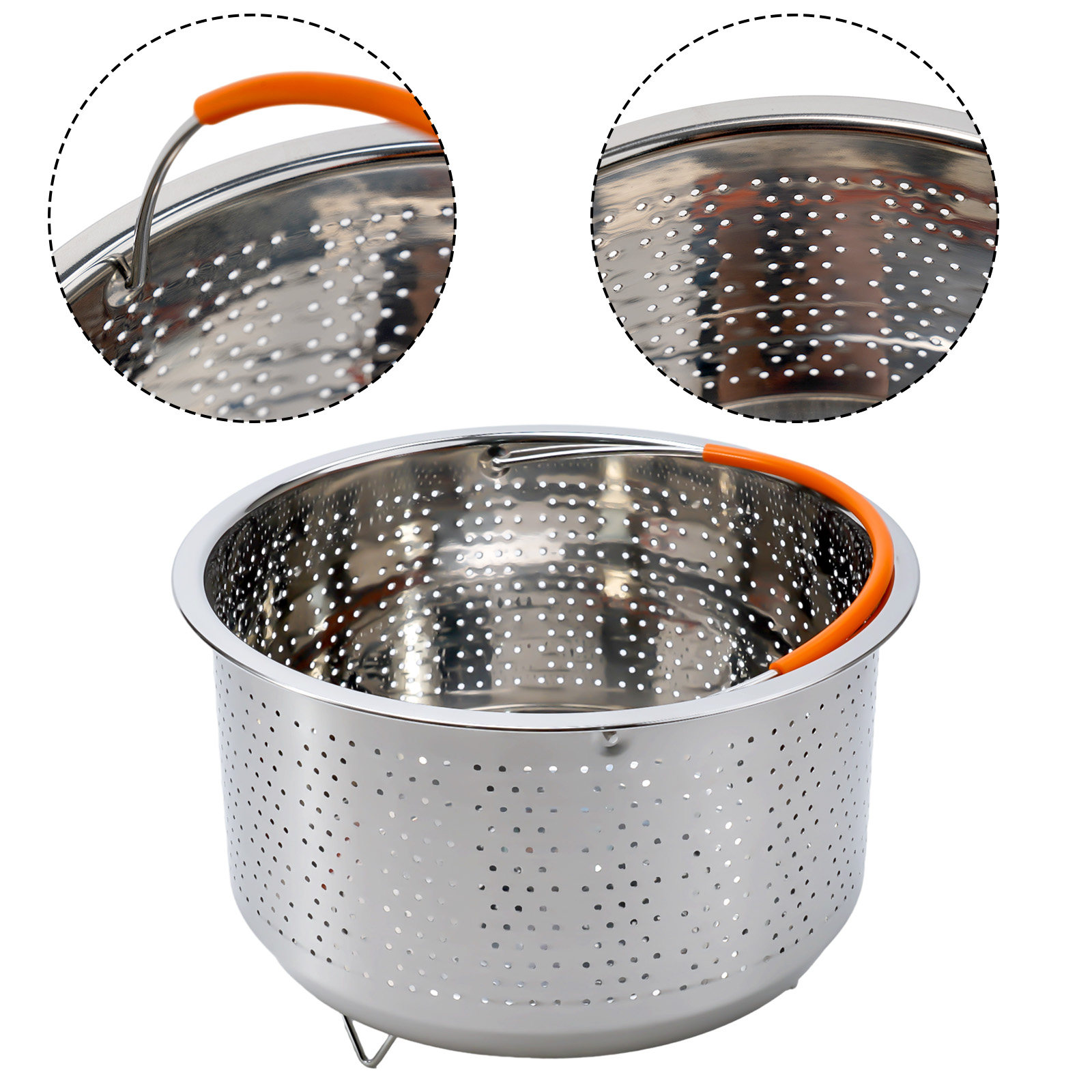 Stainless Steel Steamer Basket - Silicone Steamer Basket 评论和价格