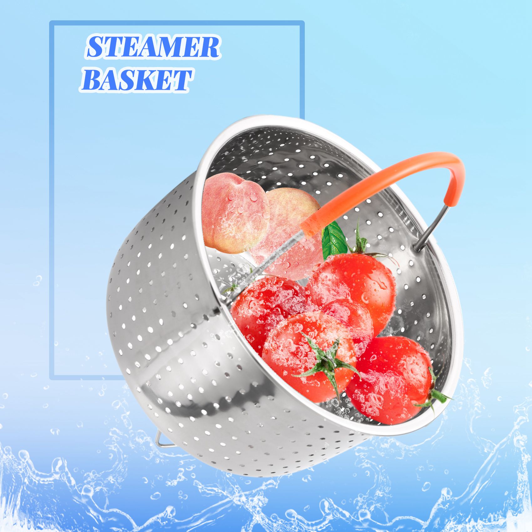 A71Z Stainless Steel Steamer B - Silicone Steamer Basket 评论和价格